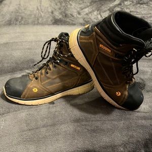 Mens Wolverine Rigger Composite Safety Toe Boot. Waterproof, Excellent Shape!